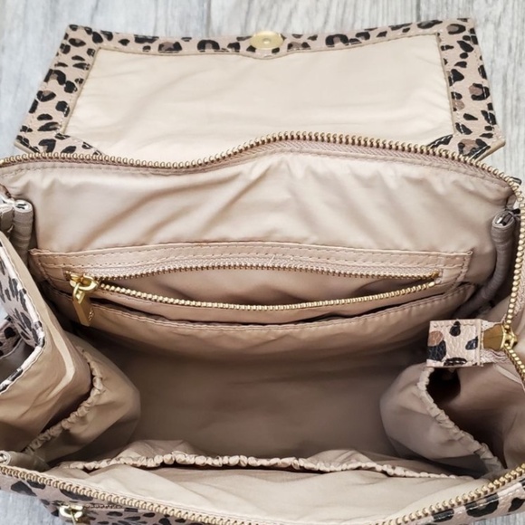 Freshly Picked diaper bag backpack leopard - Picture 3 of 4